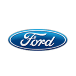 A blue oval with the word ford written in it.